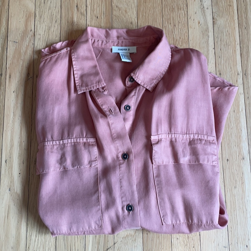 Forever 21 Salmon Pink Blouse